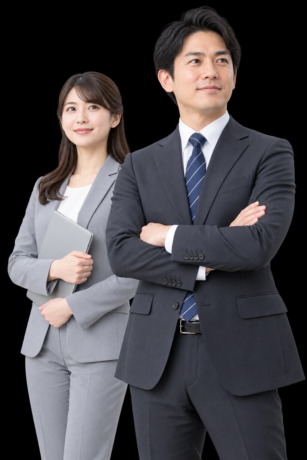 案件を選んで提案する受注企業の担当者